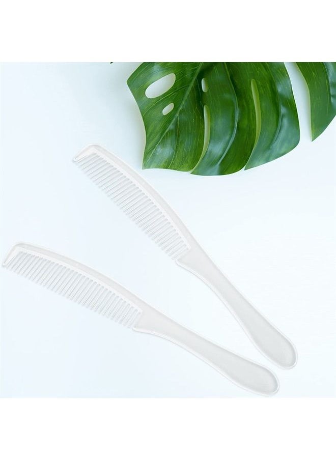 Myusbest - 200 Pcs Combs In Bulk, Combs Individually Wrapped Unbreakable Disposable Combs Hair Combs 7 inch Long Handle Plastic Combs Bulk Pack for Homeless, Hotel, Air Bnb, Shelter, Nursing Home,Charity Church - Image 1