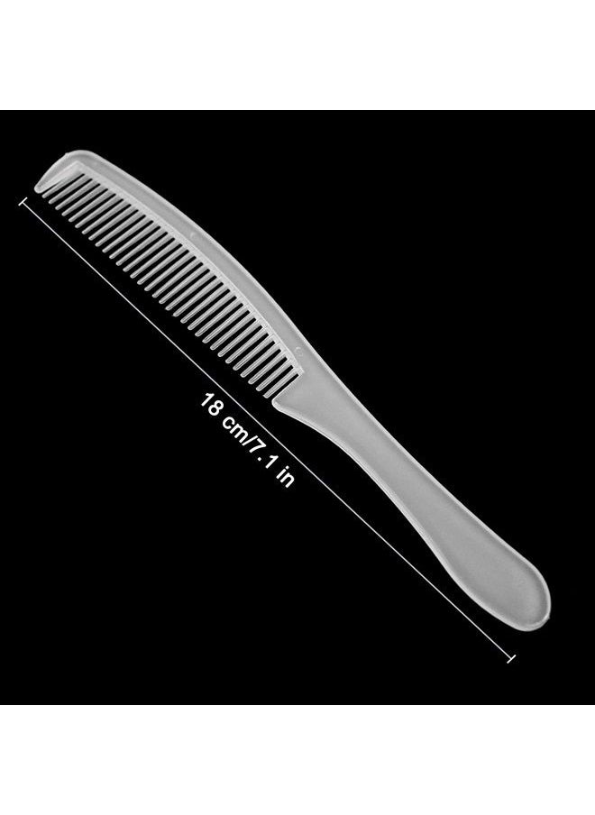Myusbest - 200 Pcs Combs In Bulk, Combs Individually Wrapped Unbreakable Disposable Combs Hair Combs 7 inch Long Handle Plastic Combs Bulk Pack for Homeless, Hotel, Air Bnb, Shelter, Nursing Home,Charity Church - Image 1