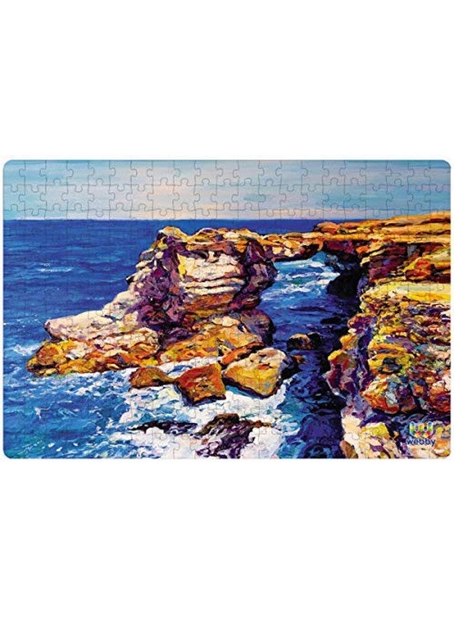 Webby Webby Sea Rocks Painting Jigsaw Puzzle, 252 Pieces - Image 2