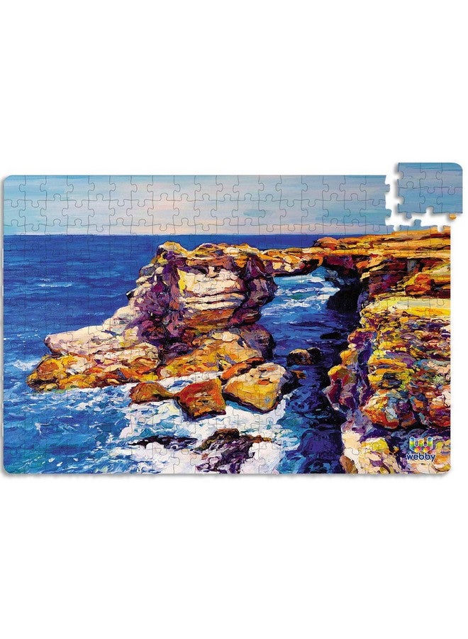 Webby Webby Sea Rocks Painting Jigsaw Puzzle, 252 Pieces - Image 3