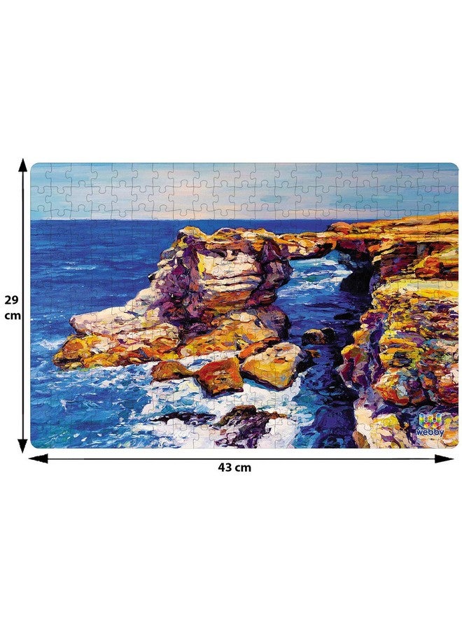 Webby Webby Sea Rocks Painting Jigsaw Puzzle, 252 Pieces - Image 4