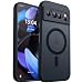 CANSHN Magnetic for Google Pixel 10 Pro Case63 Inch Upgraded Full Camera Protection Compatible with Magsafe Translucent Matte Shockproof Protective Phone Cover Black - Image 2