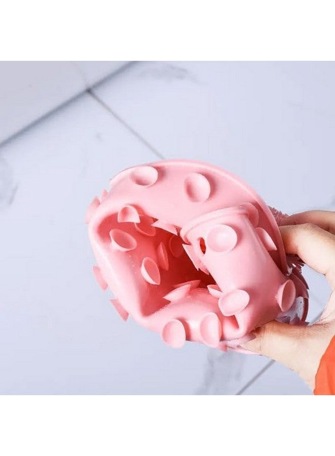 Istore Shower Foot Scrubber Mat Back Washer Exfoliating Bath Wash Pad Wall Mounted Slip Suction Cups for Use in Cleaner for Use in Feet Scrubbers Foot Roller (Multicolor, 1Pcs) - Image 3