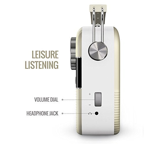 Carvaan Saregama Carvaan Tamil - Portable Music Player with 5000 Preloaded Songs, FM/BT/AUX (Porcelain White) - Image 5