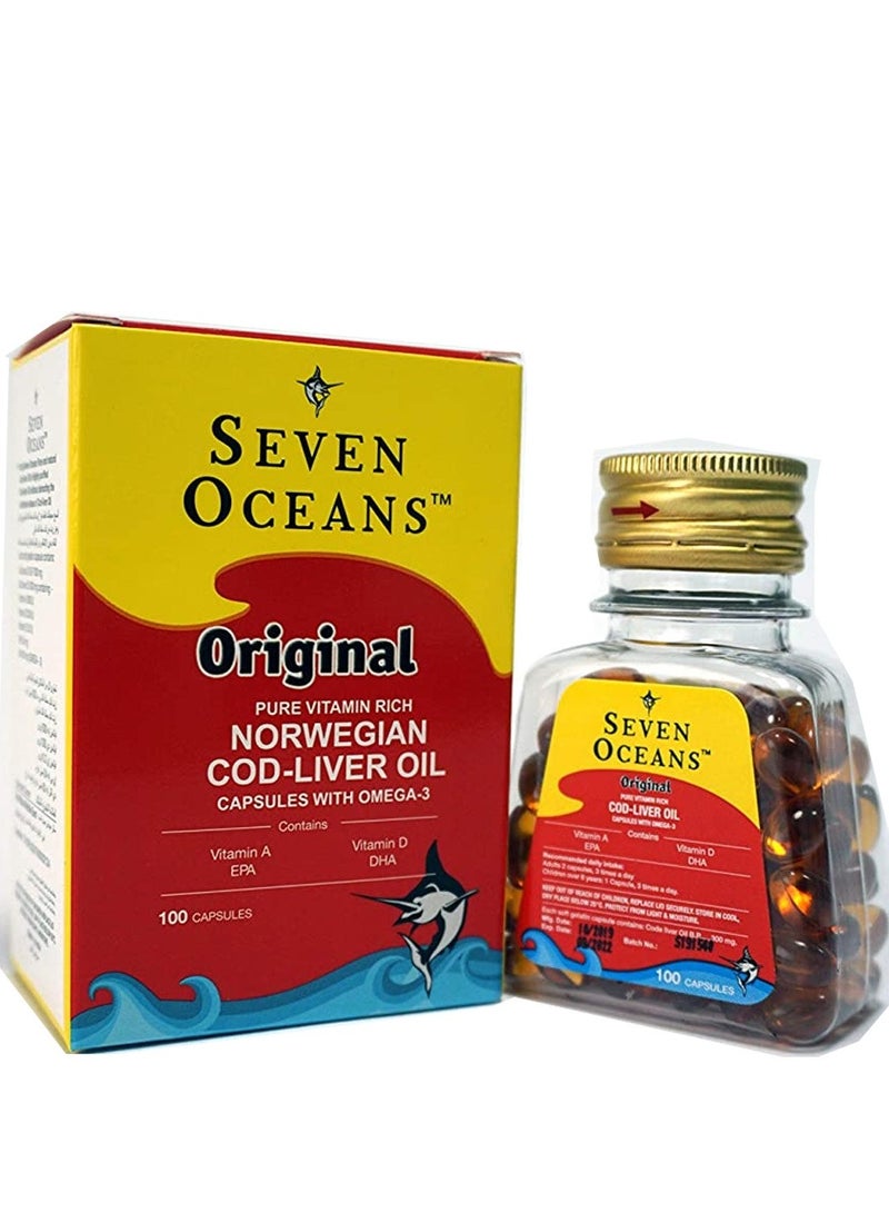 NORWEGIAN COD-LIVER OIL 100 CAPSULES