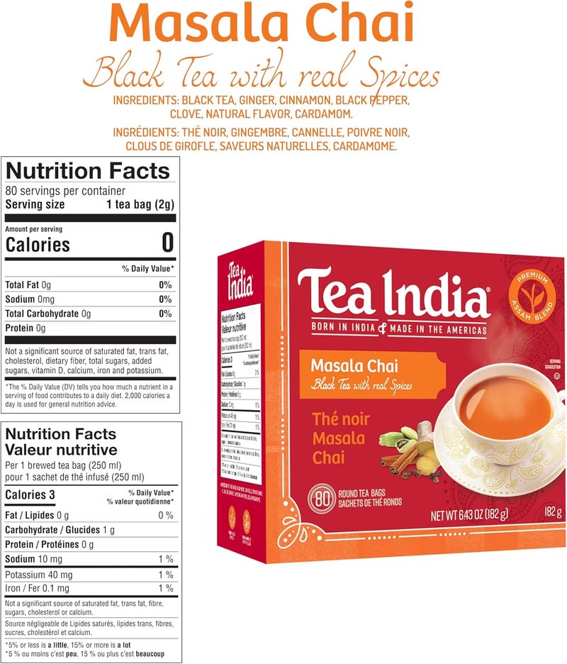 Tea India Masala Chai - Pack of 6 - Image 1