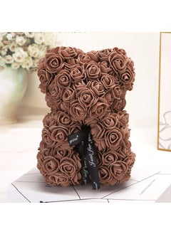 Brown + pvc gift box