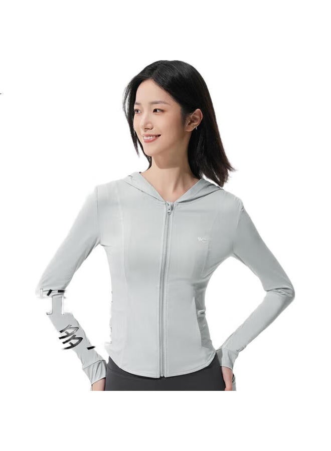 Vvc Women'S Slim Fit Ice Silk Cool Feeling Uv Protection City Lightweight Outdoor Jacket High-Grade Grey L - Image 1