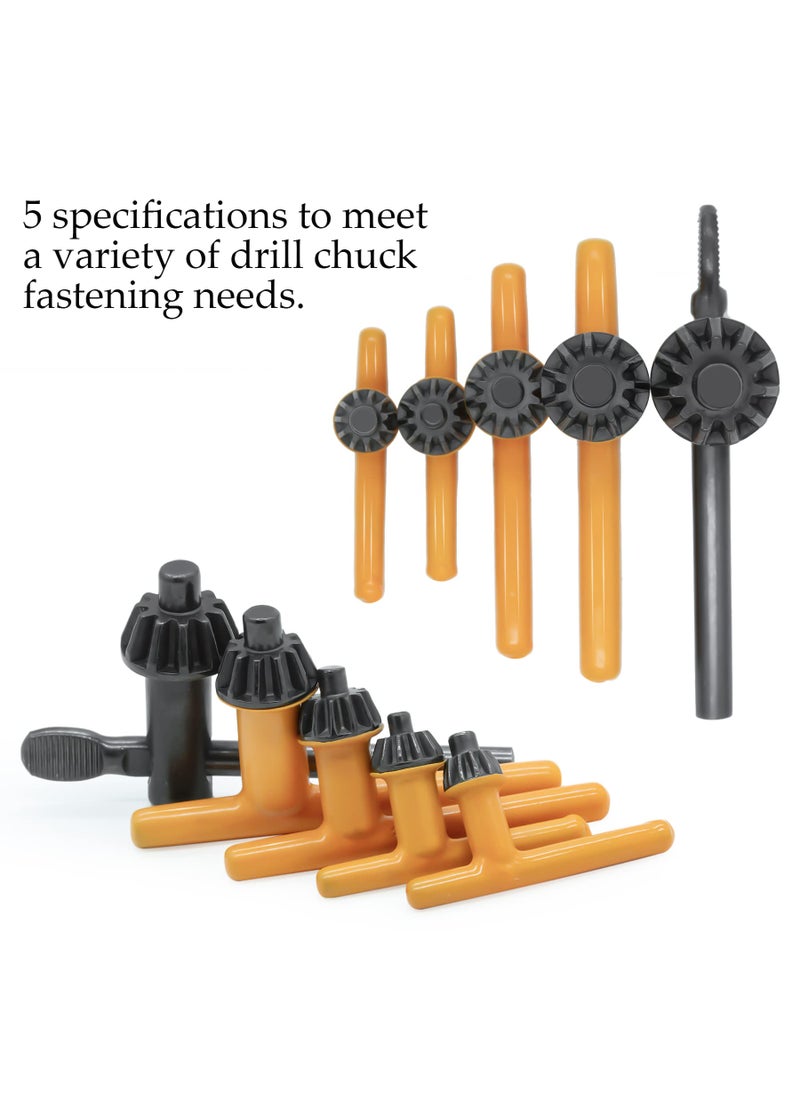 Famgee Famgee Replacement Drill Chuck Key Wrench Electric Drill Clamping Tool (Chuck Diameter: 3/4" / 5/8" / 1/2" / 3/8" / 1/4") - 5 Sizes  - Image 2