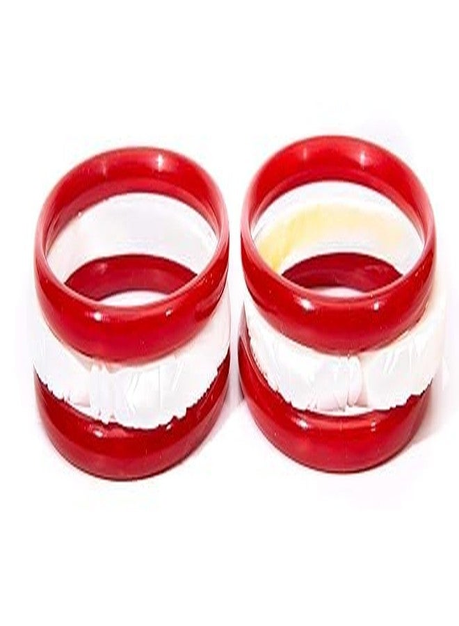 BANGLESKART Shakha Pola Bangles | Size-2.8 | Large Size | Bengali bangles for Married women(6Pcs) (2.8) - Image 4