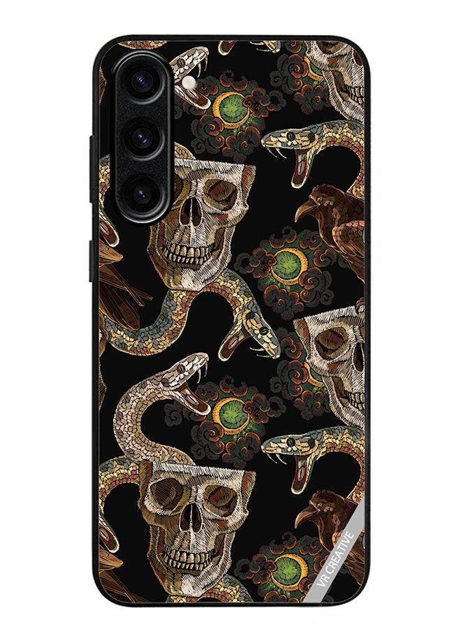 VR CREATIVE Protective Case Cover For Samsung Galaxy S24 Horror Art Design Multicolour - Image 1