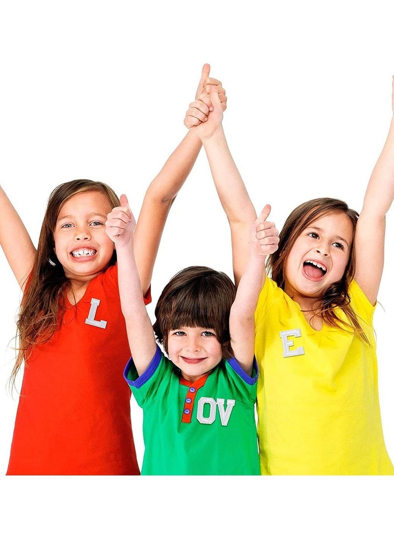 Alphabet Applique Patches, 52 Pieces Iron on Letter Patches Patch A-Z Repair - Image 2