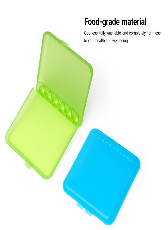 seplouis Interdental Brush Travel Case/Storage Case Compatible with TePe Interdental Brush, 2packs(Blue and Green) - Image 3