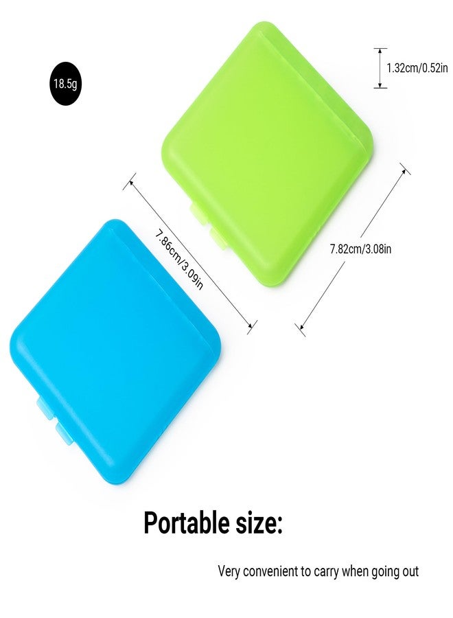 seplouis Interdental Brush Travel Case/Storage Case Compatible with TePe Interdental Brush, 2packs(Blue and Green) - Image 2
