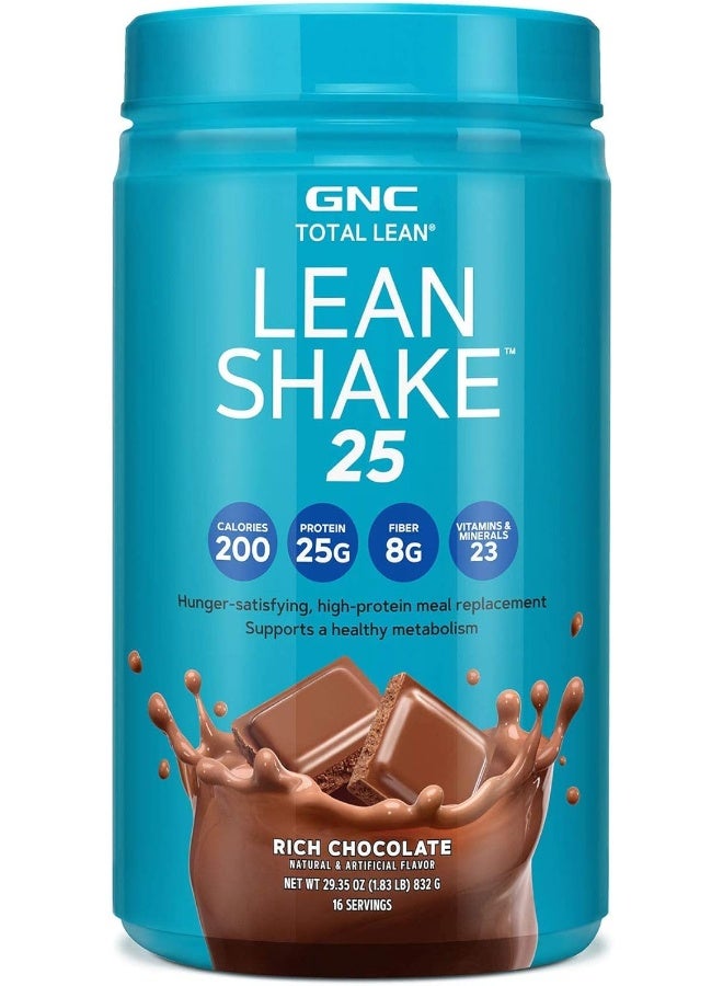 GNC مكمل توتال لين شيك 25 بنكهة الشوكولاتة الغنية - Image 2