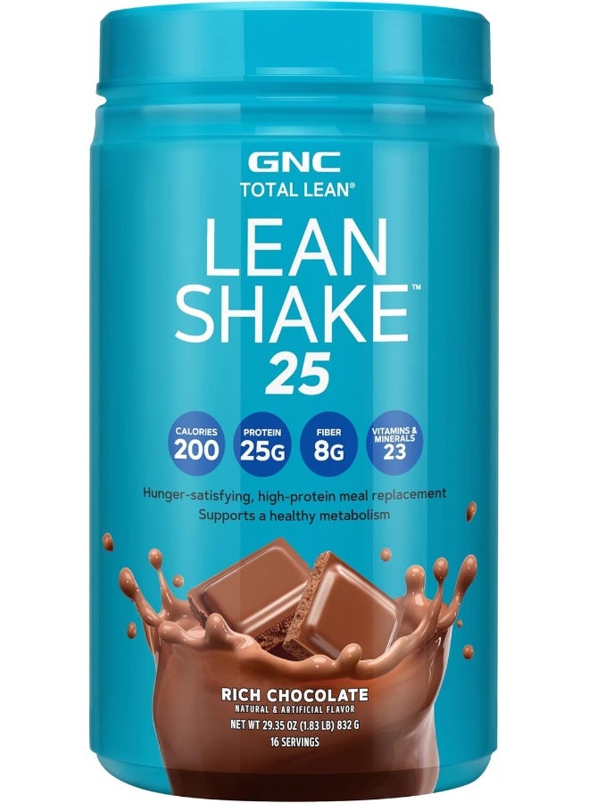 GNC مكمل توتال لين شيك 25 بنكهة الشوكولاتة الغنية - Image 1