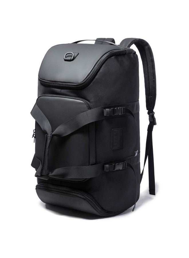 BANGE Polyester 30 Cms Travel Duffel Backpack (Bg-7088-Bl, Black) - Image 1