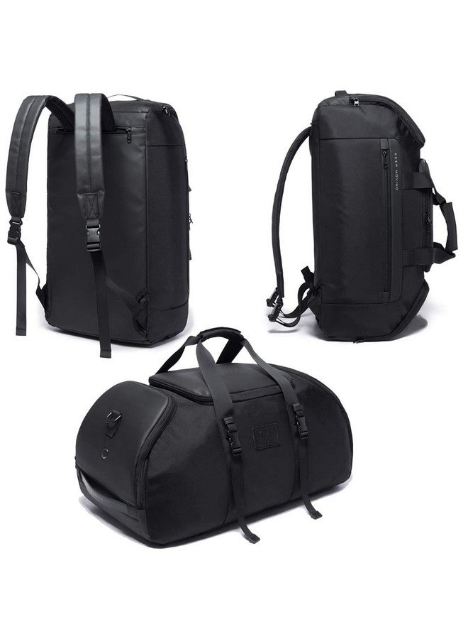 BANGE Polyester 30 Cms Travel Duffel Backpack (Bg-7088-Bl, Black) - Image 3