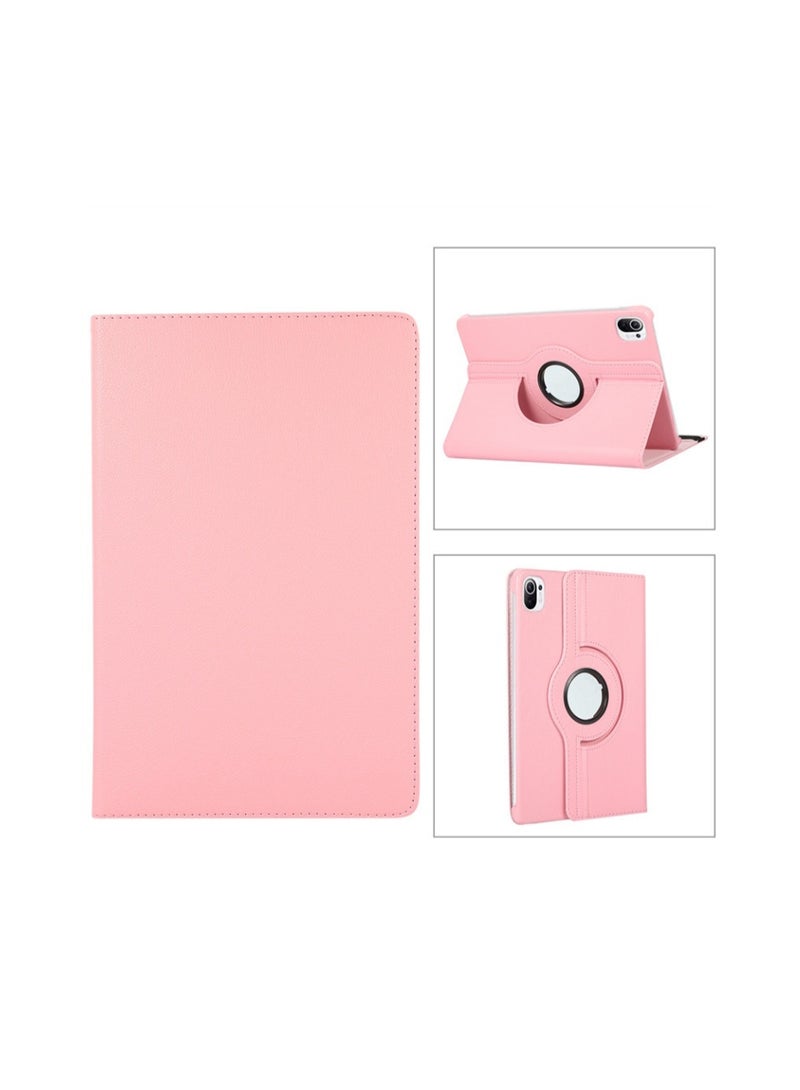 إغرين99 لـ iPad mini (2024/2021) 7th / 6th 8.3 بوصة غطاء الحالة ، وقف زاوية متعددة + 360 قوس دوار + غطاء واقي رقيق جلدي مقاوم للصدمات ، وردي - Image 2