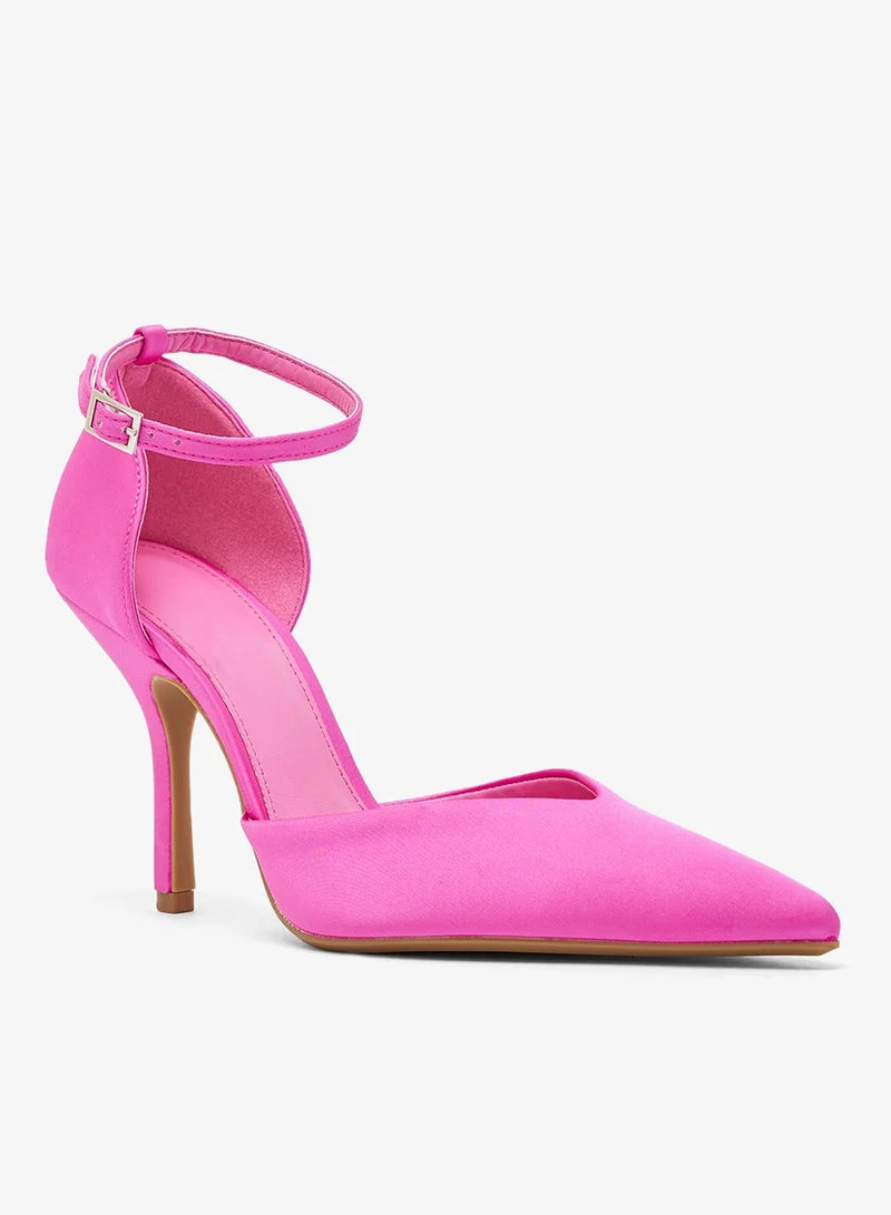 Strap Detail Mid Heel Pumps