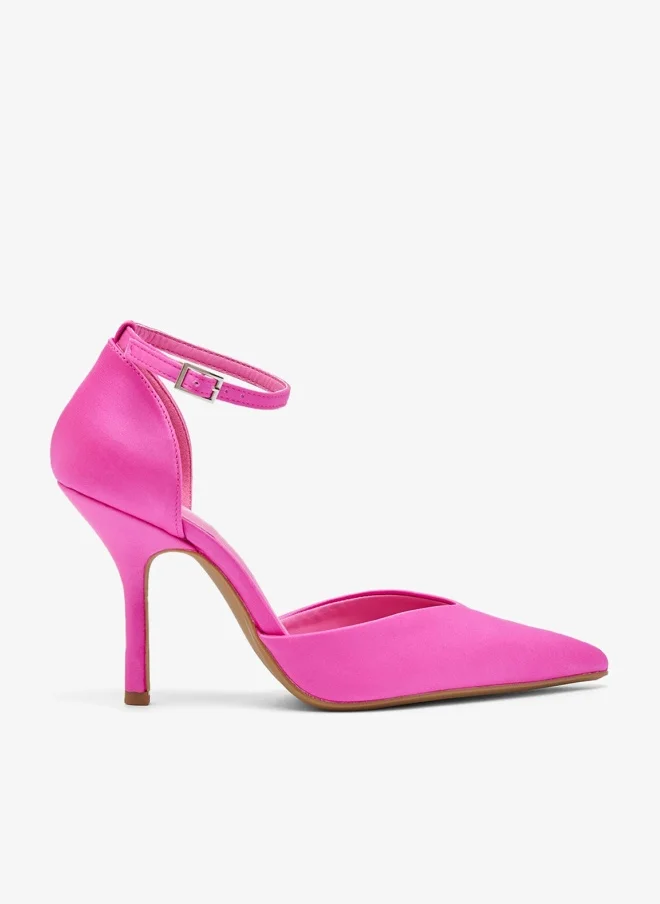 Ella Limited Edition Strap Detail Mid Heel Pumps