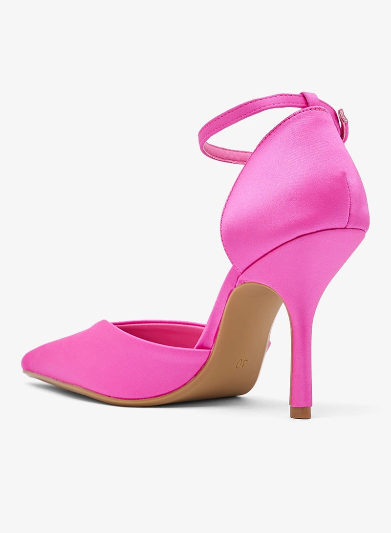 Ella Limited Edition Strap Detail Mid Heel Pumps - Image 3