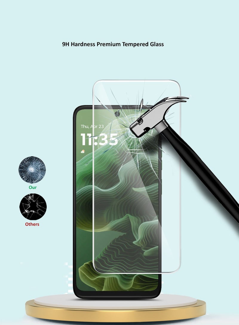 GMAX Motorola Moto G35 5G 2024 / Motorola Moto G05 4G 2025 / Motorola Moto G15 4G 2025 Premium Series Curved Edges 9H 2.5D Tempered Glass Screen Protector - Clear - Image 2