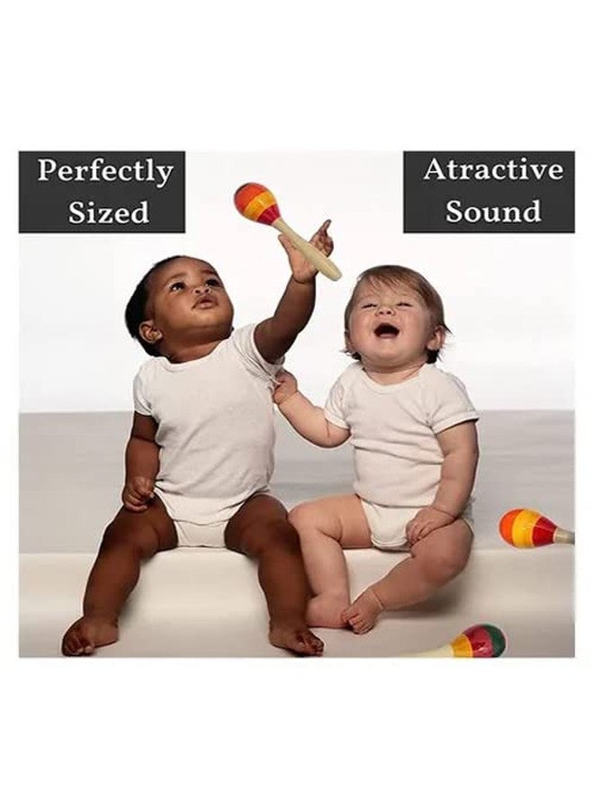 UPBEAT Wooden Baby Rattle Egg Shaker Toy (Pack of 1) I Channapatna I Hand Crafted I Non-Toxic Wooden Egg Shaker Rattle for Babies I Montessori-Inspired I Eco-Friendly Wooden Egg Rattle for Toddlers - Image 5