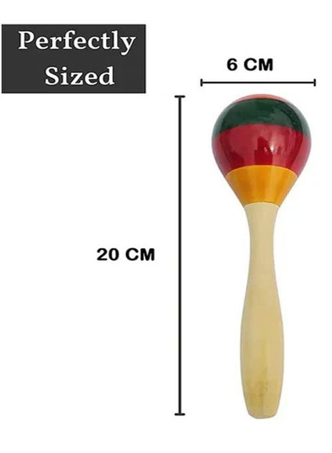 UPBEAT Wooden Baby Rattle Egg Shaker Toy (Pack of 1) I Channapatna I Hand Crafted I Non-Toxic Wooden Egg Shaker Rattle for Babies I Montessori-Inspired I Eco-Friendly Wooden Egg Rattle for Toddlers - Image 2