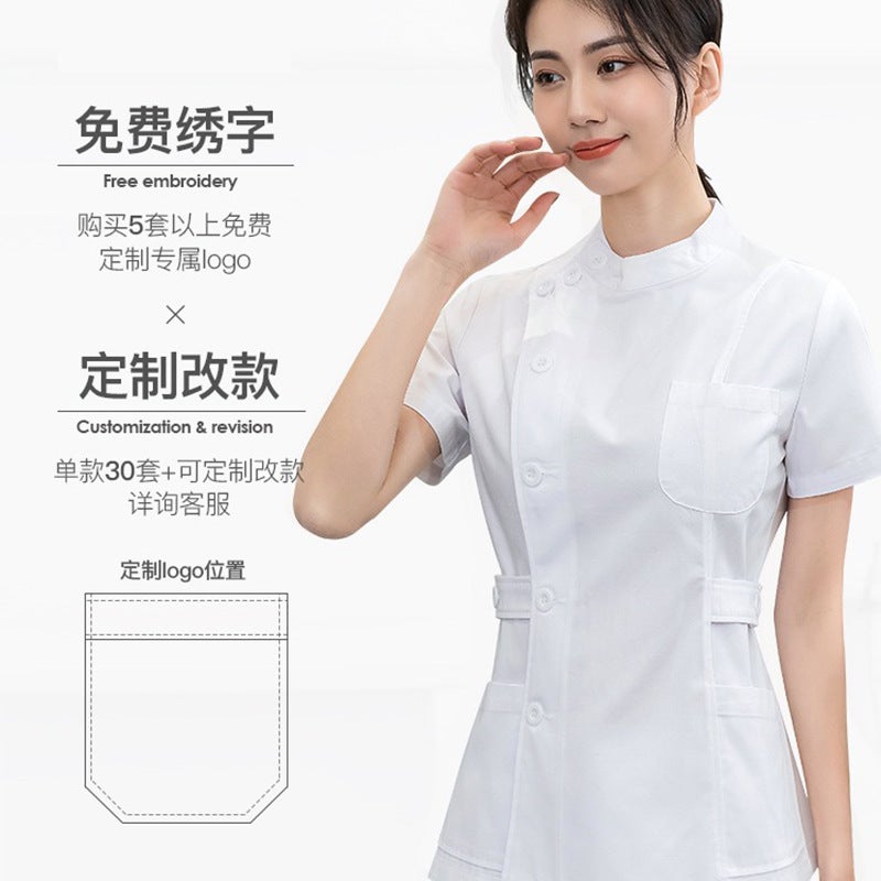 Nurse'S Long-Sleeved Women'S Summer Hospital Two-Piece Set Short-Sleeved Set Split Set Short Full-Set Labor Protection Work Clothes - Image 4