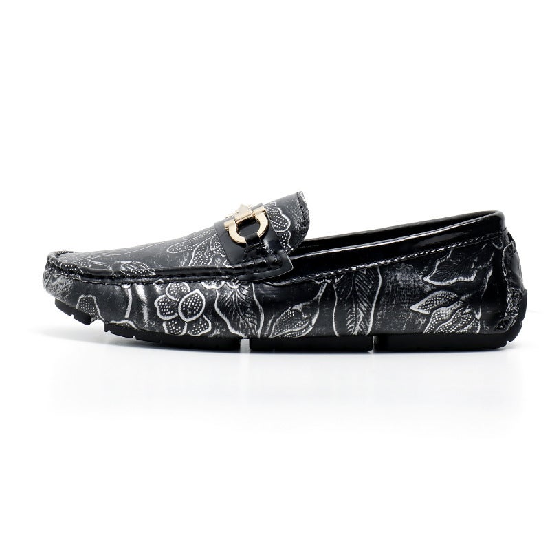 Genuine Leather Men'S Loafers Casual Leather Shoes Plus Size Breathable Shoes Fashionable Shoes Fashionable Leather Shoes Men'S Loafers - Image 1