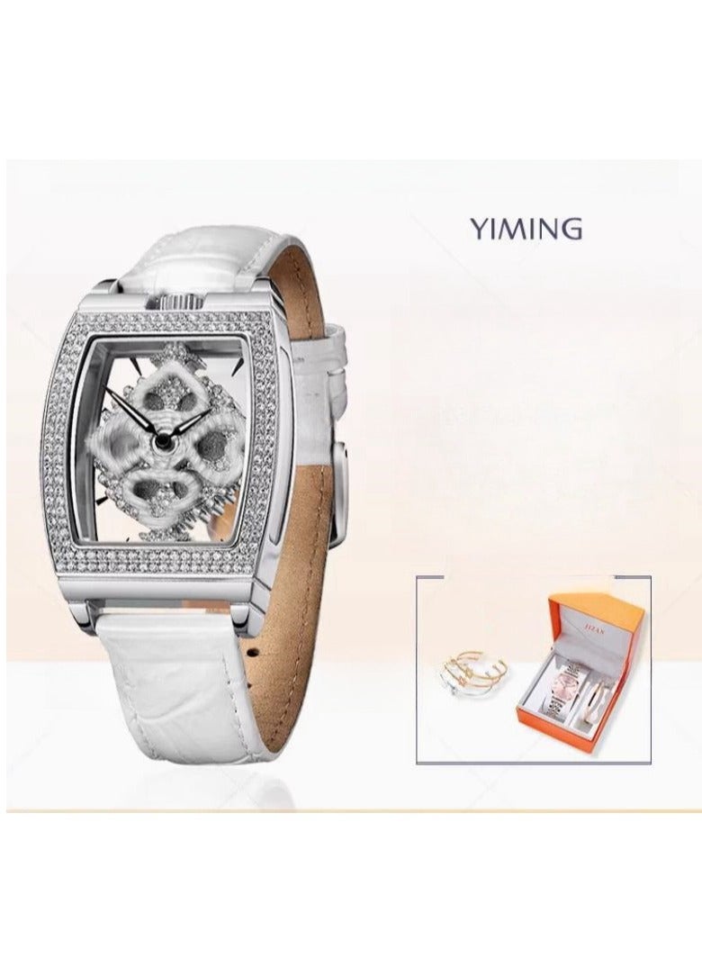 Yiming Women's Light Luxury Niche Starry Sky Full Diamond High-End Watch - Image 1