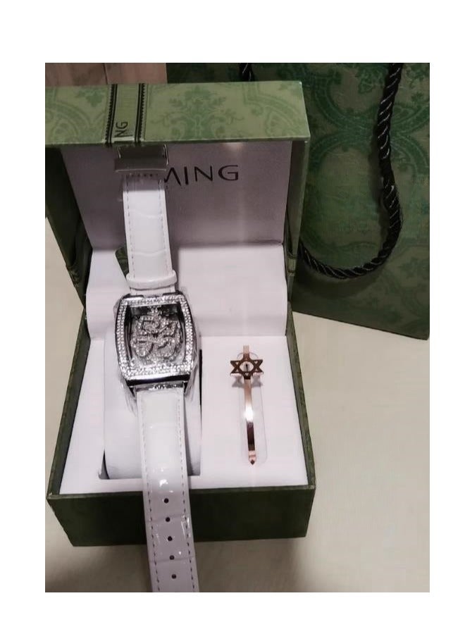 Yiming Women's Light Luxury Niche Starry Sky Full Diamond High-End Watch - Image 4