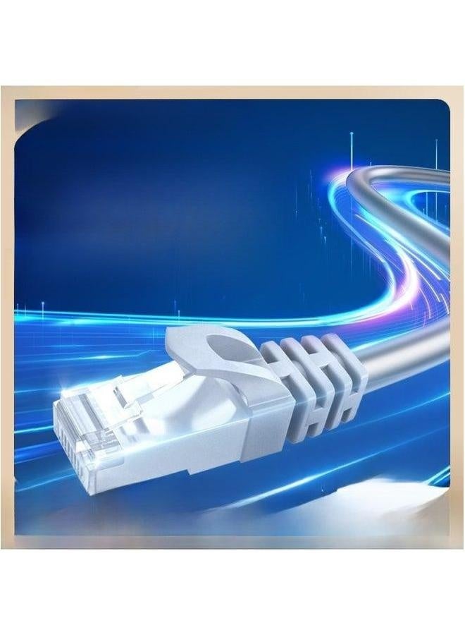 Strict Selection Of Super Six Gigabit Finished Network Cable Cat6 Oxygen-free Copper Jumper Non-shielded Pure Household Twisted Pair-Color:20 M  - Image 2