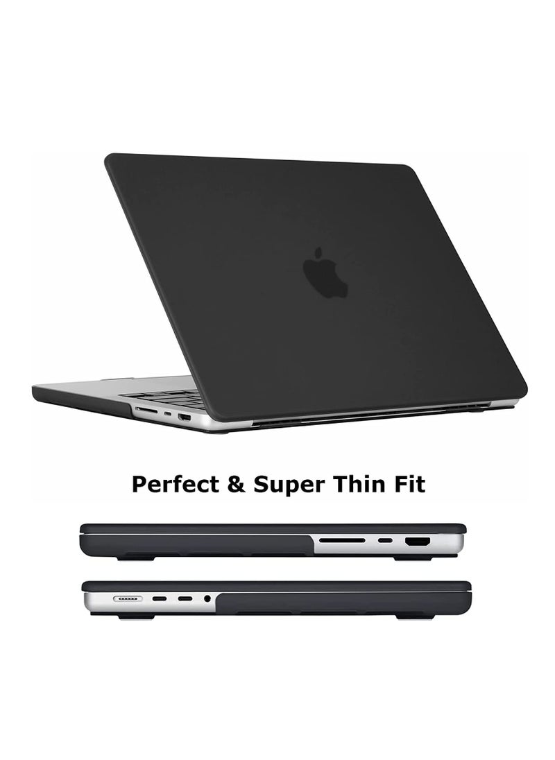 Generic - Matte Hard Shell Case Compatible with 2021-2024 MacBook Pro 14 inch with Model A3112 A3185 A3401A2442 A2779 A2918 A2992, with M1 M2 M3 M4 Pro/Max chip & Touch ID - Image 1