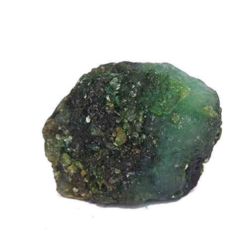 GEMHUB Untreated Rough Emerald Gemstones for Jewelry Making 53.00 Ct. Certified Uncut Raw Crystals and Healing Stones - Image 1