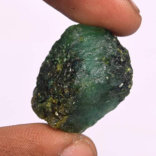 GEMHUB Untreated Rough Emerald Gemstones for Jewelry Making 53.00 Ct. Certified Uncut Raw Crystals and Healing Stones - Image 3