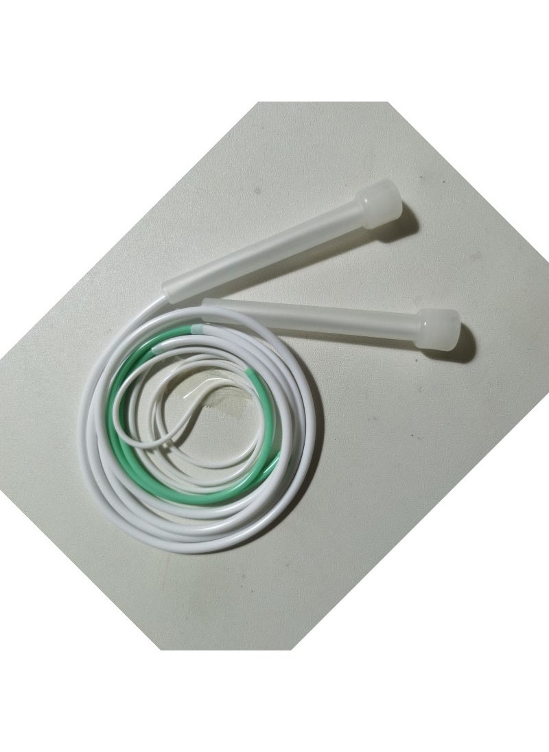 Generic Sha Xia-style professional racing rope skipping childrens primary and secondary school students do not tie knots special rope skipping for senior high school entrance examination wholesale sporting goods white green speed trumpet 
