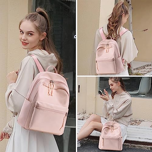 BTOOP Mini Backpack Womens Small Backpacks Purse Pink Fashion Shoulder Bag for Girls Teens Work Travel Daypack - Image 2
