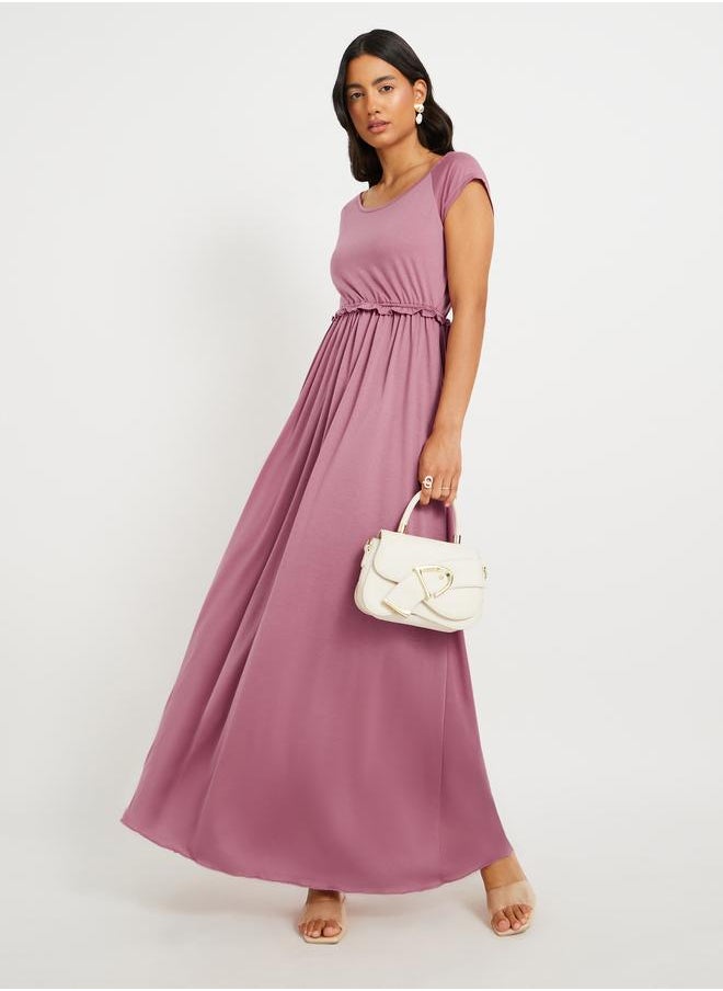 Take Two Cap Sleeve Maxi Dress  - Image 2