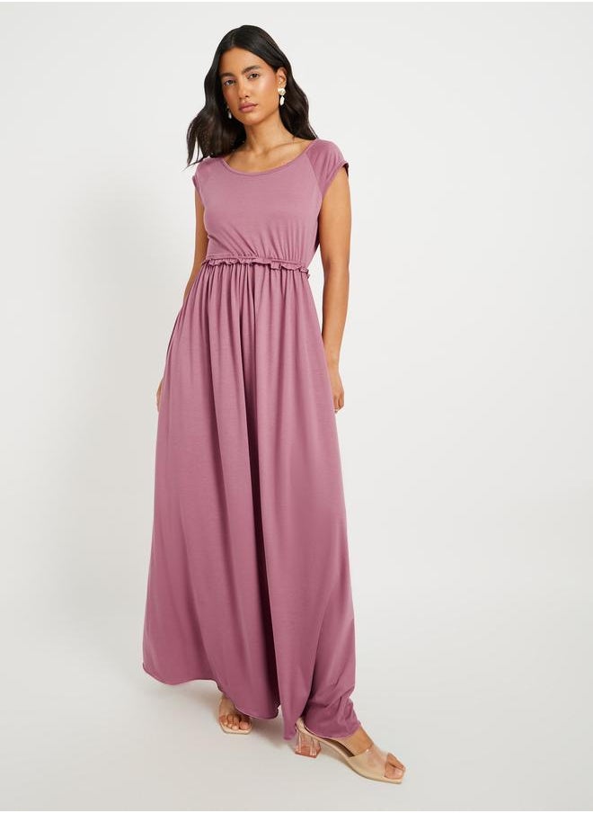 Take Two Cap Sleeve Maxi Dress  - Image 3