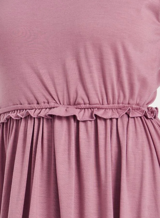 Take Two Cap Sleeve Maxi Dress