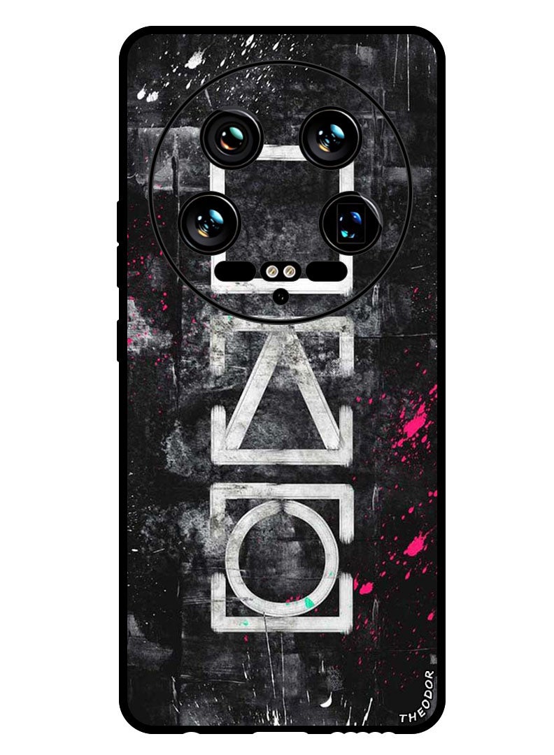 Theodor Protective Case Anti Scratch Shock Proof Bumper Cover For Xiaomi 14 Ultra Squid Symbols - Image 1