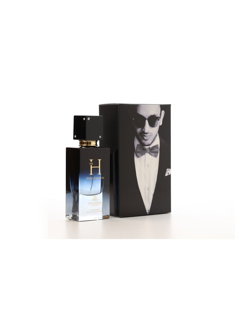 WORLD GOLDEN PERFUMES Exquisite Mr.H Haris Creation Eau De Parfum - 60ml Vaporisateur Natural Spray  - Image 1