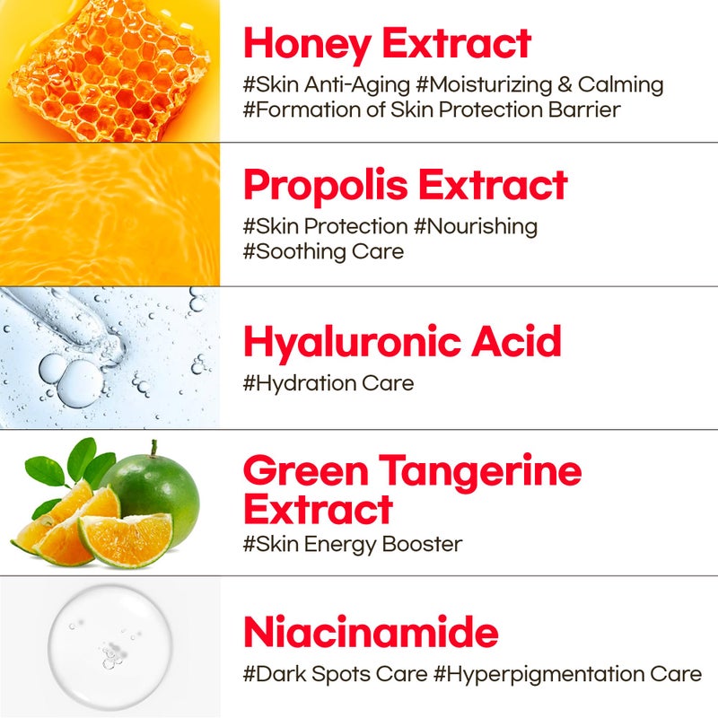 O!GETi Vitamin C Glow Serum Mist, Hydrating & Brightening Facial Mist with Jeju Green Tangerine, Face Spray for Glow Skin, Niacinamide, Hypoallergenic, 2.7 fl.oz - Image 4