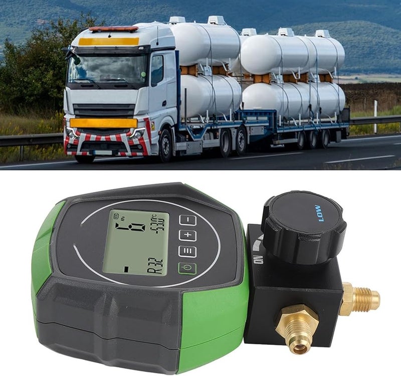 مجموعة مقياس متعدد رقمي لتكييف الهواء والتدفئة والتهوية 5 وحدات جهاز اختبار ضغط مبرد التكييف 0-6000 كيلو باسكال - Image 3