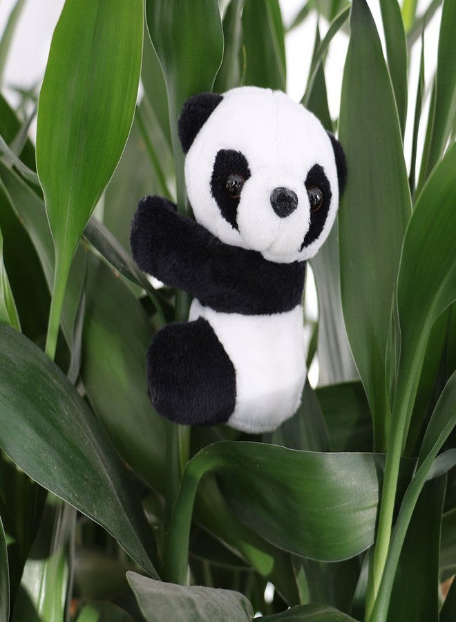 Yiphates 2Pcs Plush Animal Clip Clip-On Critter Panda Clip Note Clip Stand Photo Holder Stand Memo Clip for Home Office Use - Image 3