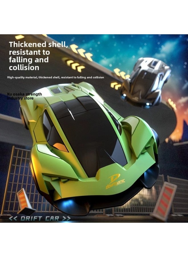 Remote Control Car Variable Speed Sports Car High-speed Four-wheel Drive Drift Racing Boy Gift Children's Toy Car Model-Color:Four-wheel Drive Three-speed Transmission - Green 【2 Sets Of Tires + Roa - Image 4