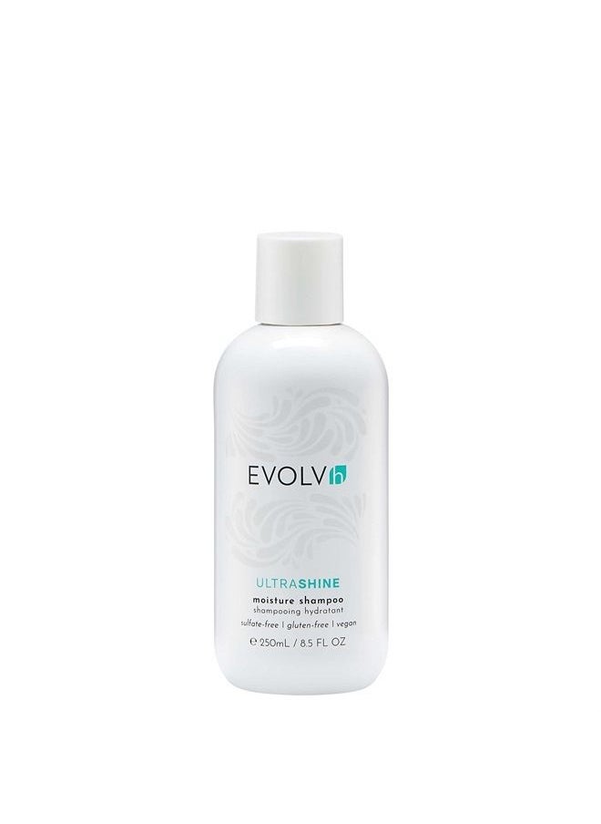 EVOLVh Natural UltraShine Moisture Shampoo | Vegan, Non-Toxic, Clean Hair Care (8.5 fl oz | 250 mL)  - Image 1
