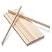 Coowayze Wood Strips Slats Wooden Sticks for Crafts 18 34 12 30 PCS Wood Trim Planks Flat Lumber Boards Square Dowel Rods Wooden Dowels for Crafting Woodworking Model Making - Image 2